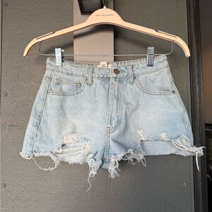 Mid Rise Denim Women Shorts